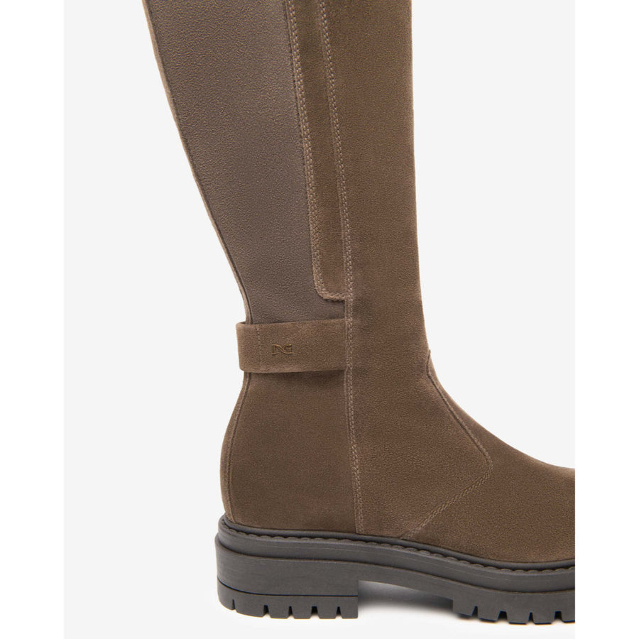 NeroGiardini I514843D Mid Brown Long Boots