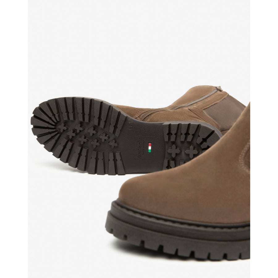 NeroGiardini I514843D Mid Brown Long Boots