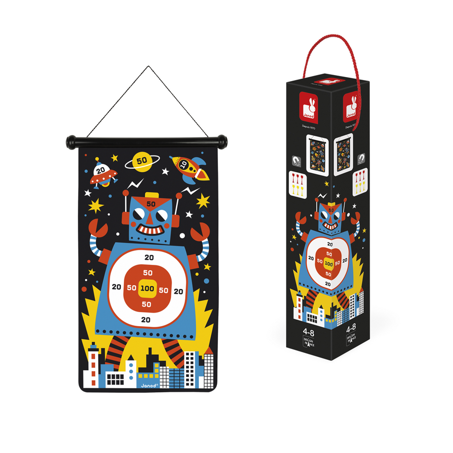 Janod Magnetic Dart Game - Robots J02073