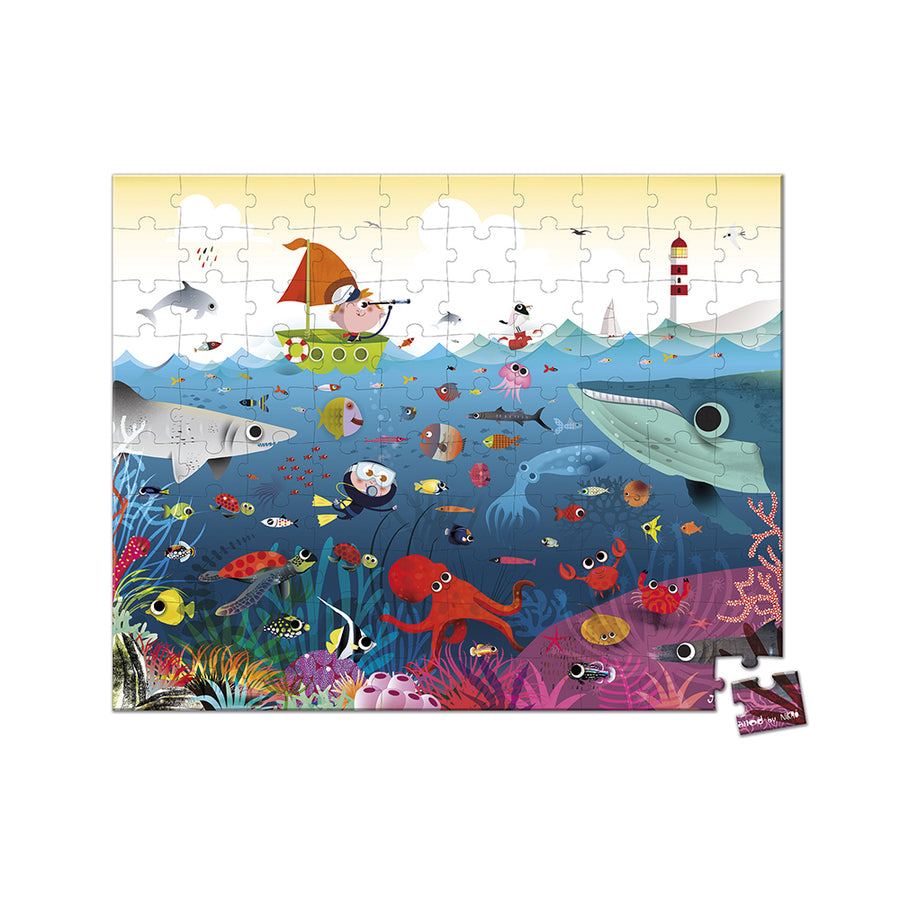 Janod Puzzle Underwater World 100 Pcs J02617