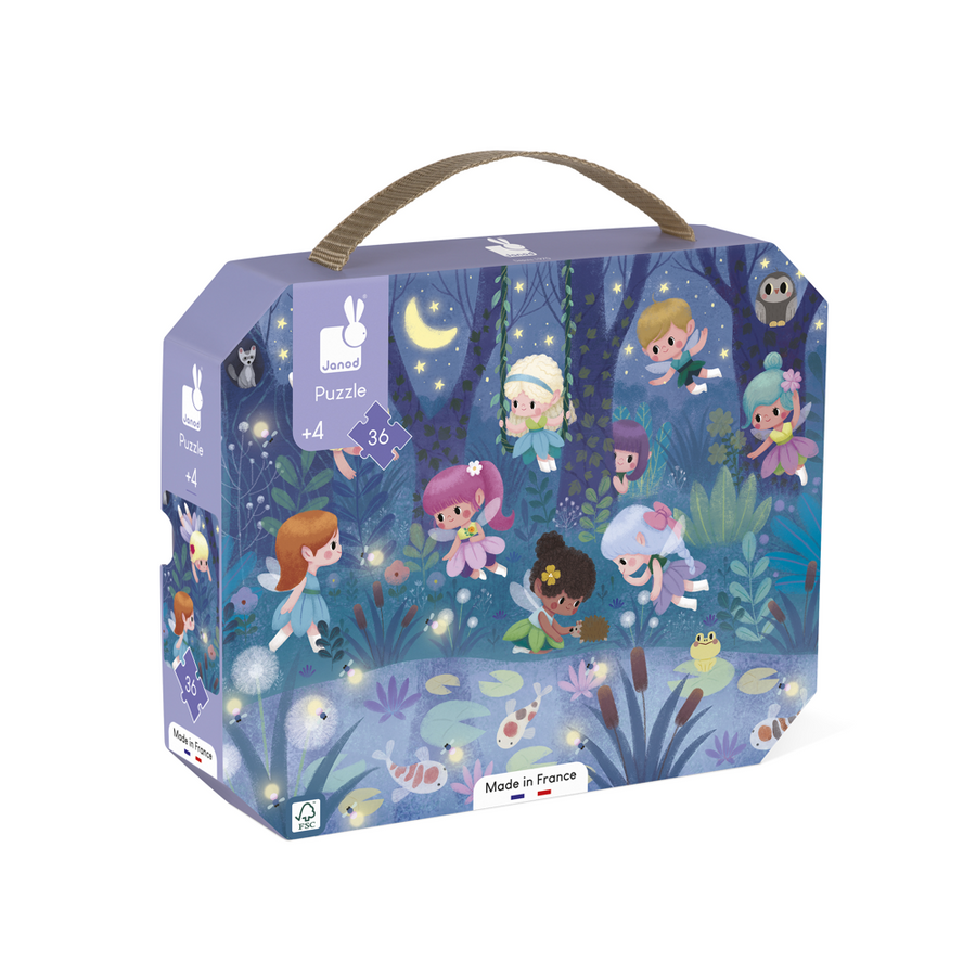 Janod Puzzle Fairies And Waterlilies - 36 Pcs J02649