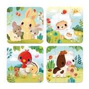 Janod Farm - Animal Progressive Puzzles J03319