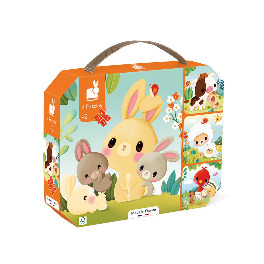 Janod Farm - Animal Progressive Puzzles J03319