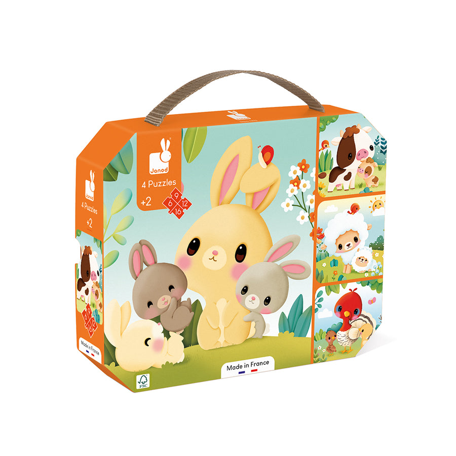 Janod Farm - Animal Progressive Puzzles J03319