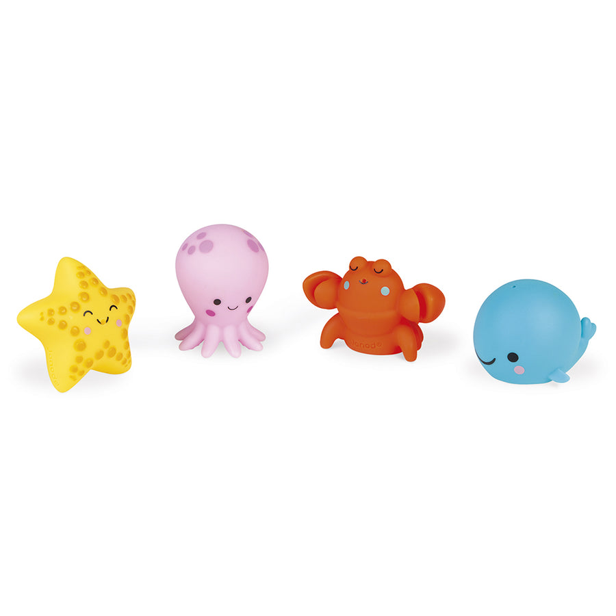 Janod 4 Sea Animals Squirters J04703