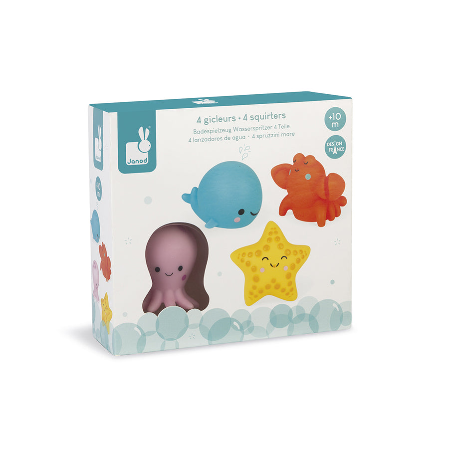 Janod 4 Sea Animals Squirters J04703