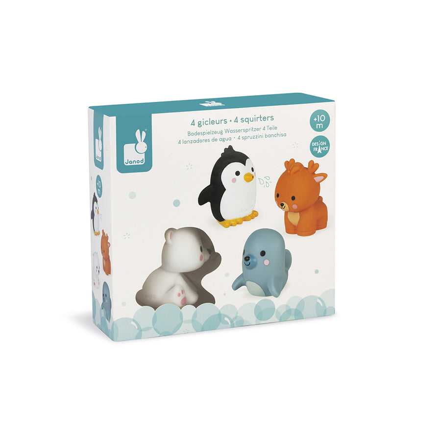 Janod 4 Polar Animals Squirters J04704