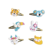 Janod 6 Glittery Animal Hairclips To Make J07997