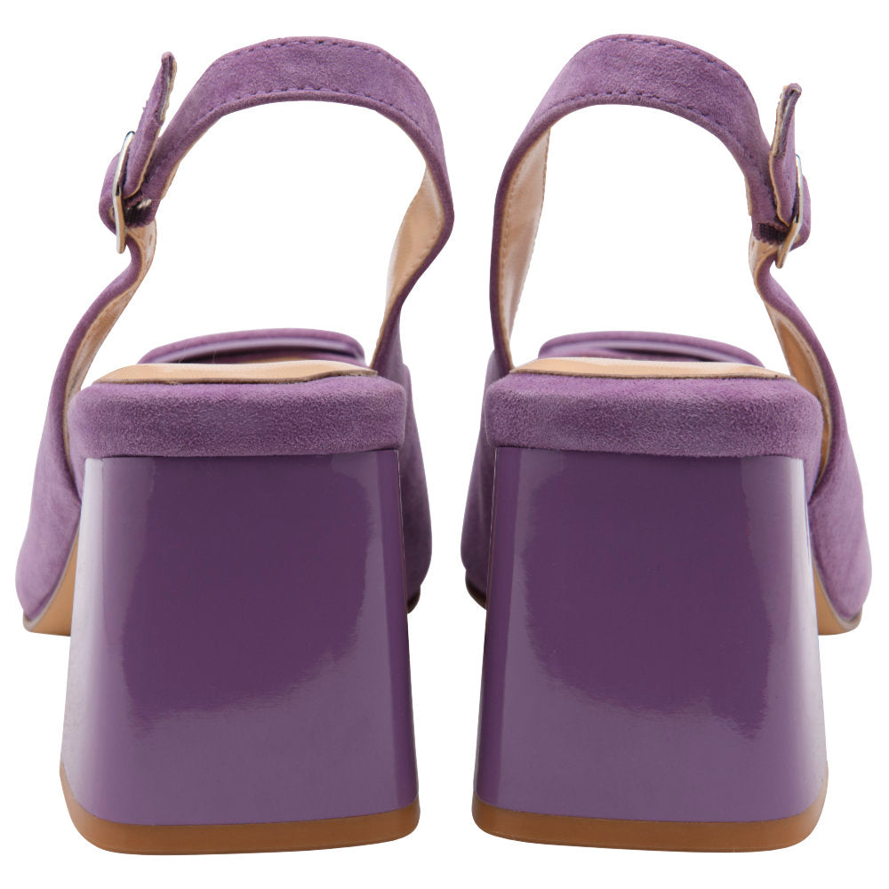 Lotus Josefa Slingback Court - Grape Suede - ULS544VV003