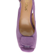 Lotus Josefa Slingback Court - Grape Suede - ULS544VV003