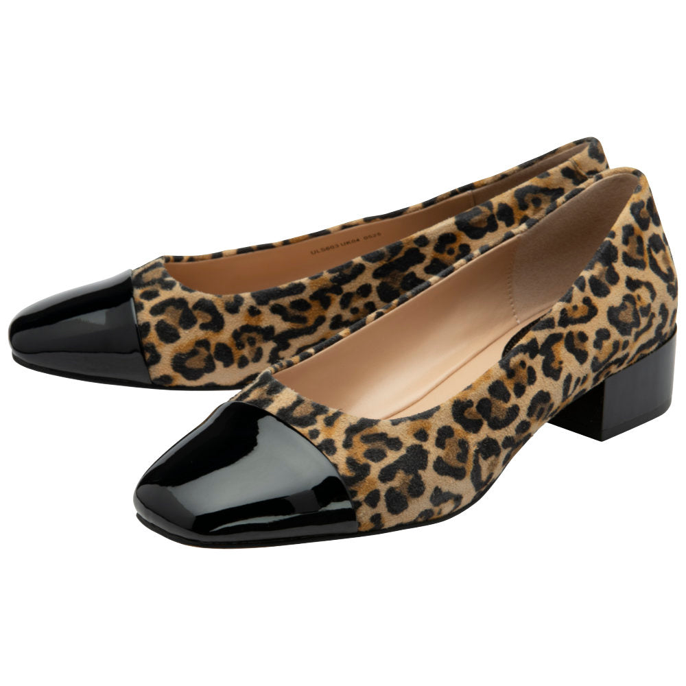 Lotus Joyce Leopard Suede Shoes