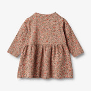 Wheat Jersey Dress L/S Bessie - 9566 Rose Dust Flower Meadow (Baby)