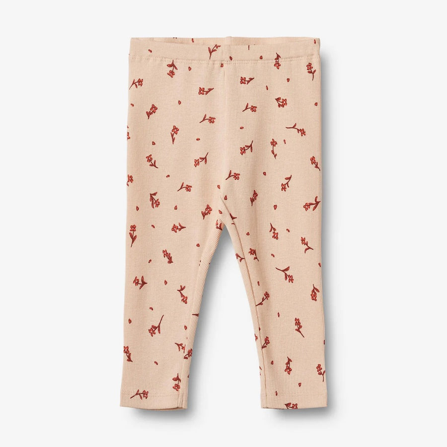 Wheat Jersey Leggings Jules - 9439 Rose Water Flowers