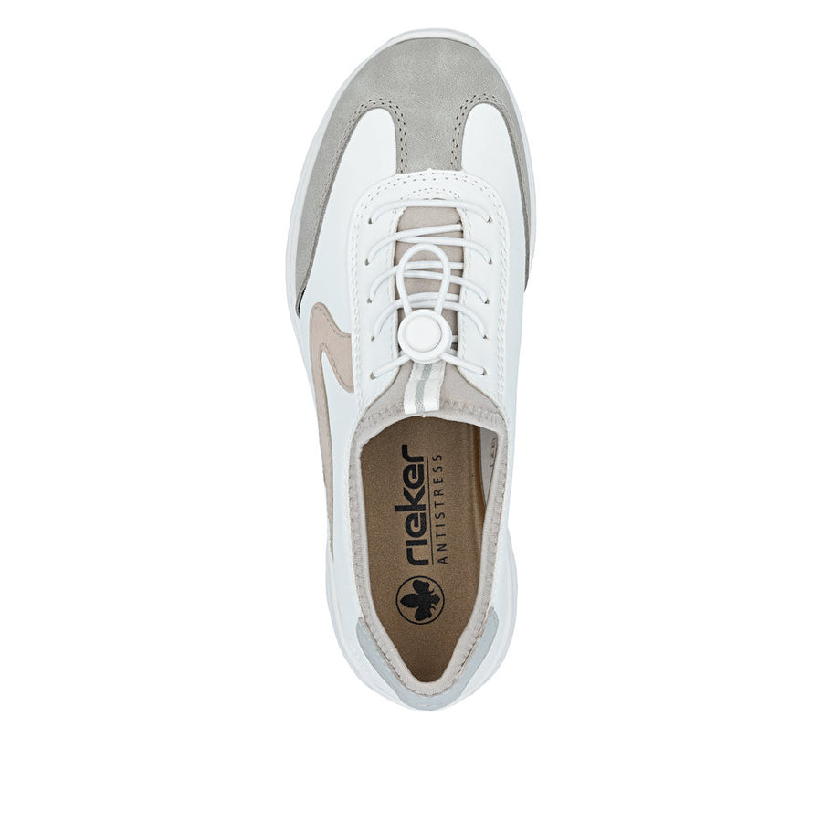 Rieker L32G9-80 White Sneakers
