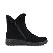 Rieker L7162-00 Womens Warm Lined Water Resistant Black Boots