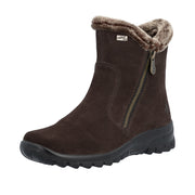 Rieker L7162-25 Brown Warm Lined Water Resistant Boots