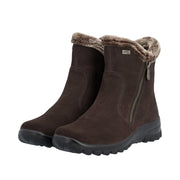 Rieker L7162-25 Brown Warm Lined Water Resistant Boots