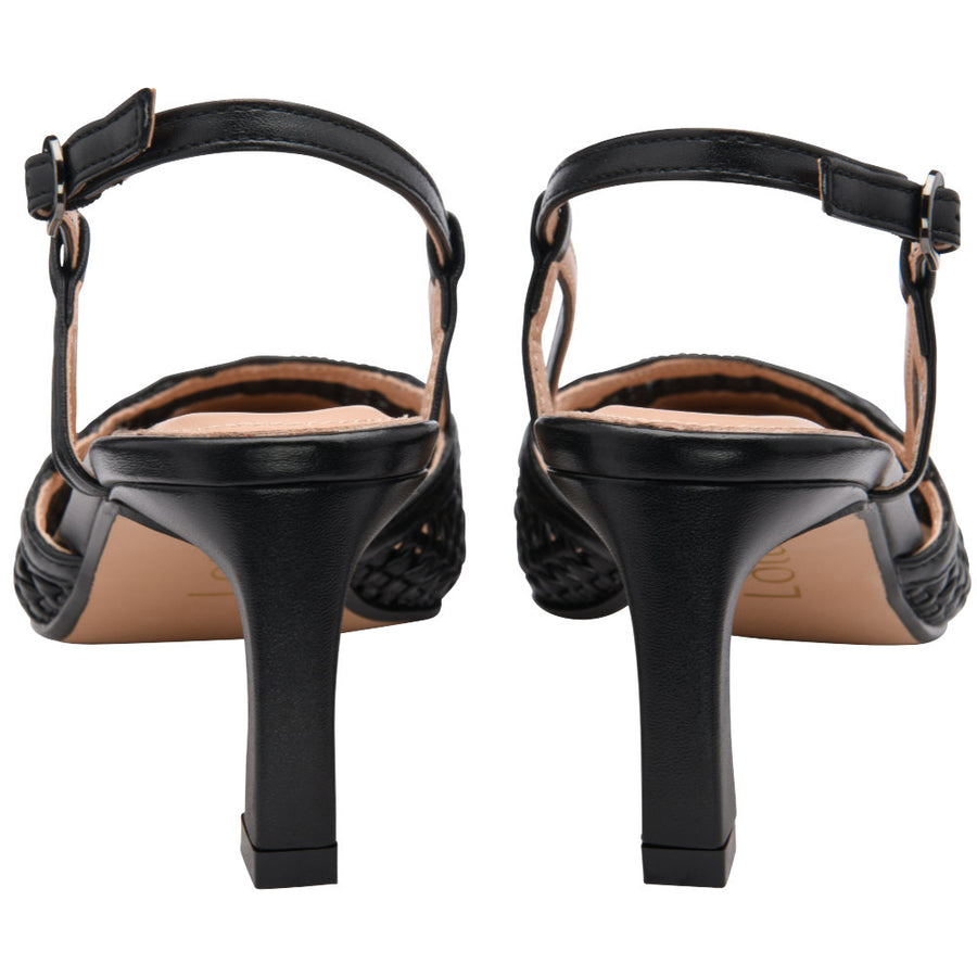 Lotus Livia Slingback Court - Black - ULS659BB003