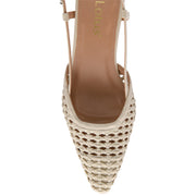 Lotus Livia Slingback Court - Bone - ULS659OW003