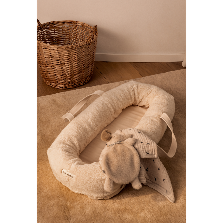 Liewood Lewis Muslin Cloth 2-Pack Mini Whale / Sandy
