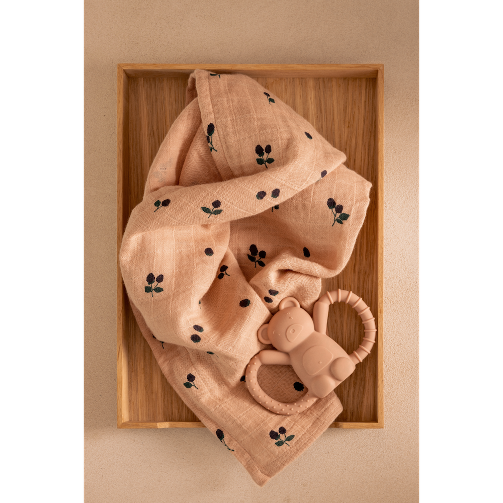 Liewood Lewis Muslin Cloth 2-Pack Mini Berry / Pale Tuscany