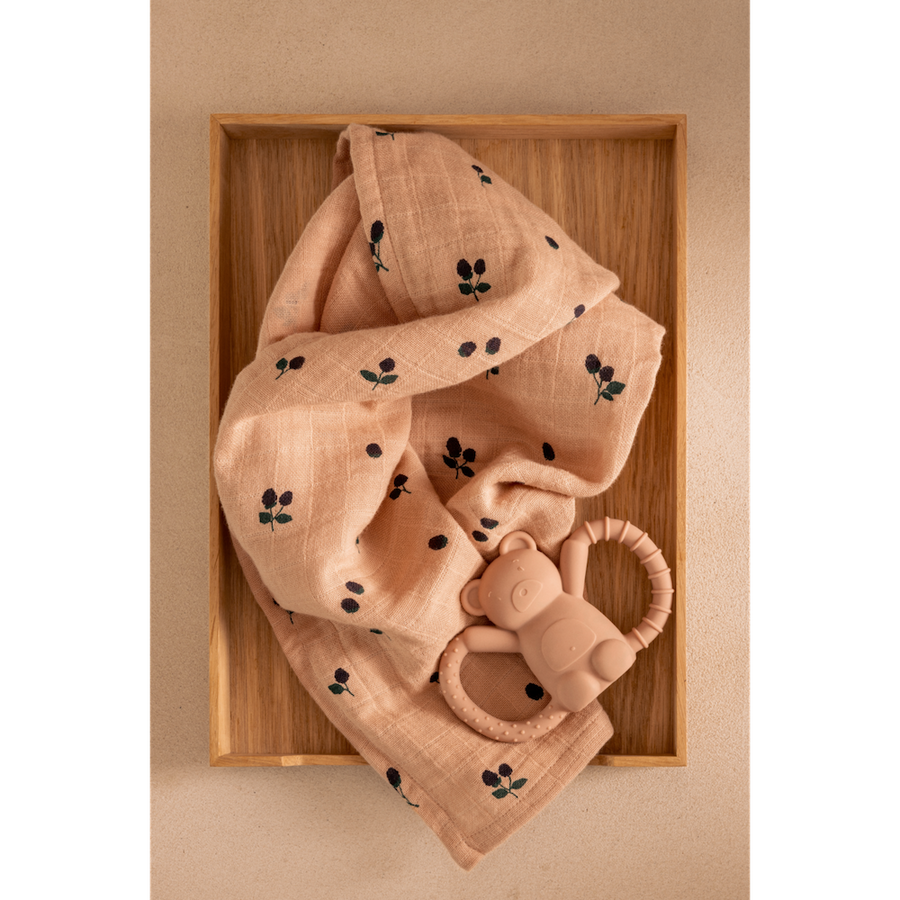 Liewood Lewis Muslin Cloth 2-Pack Mini Berry / Pale Tuscany
