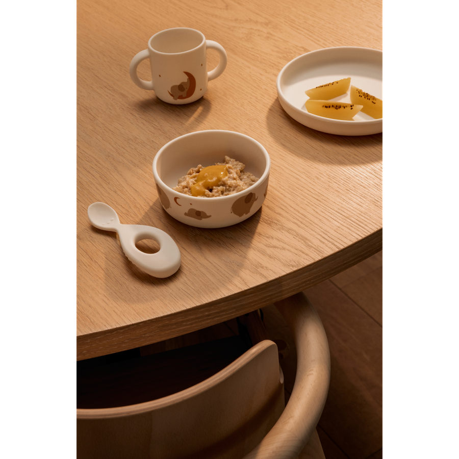 Liewood Vivi Printed Tableware Set Elephant / Creme De La Creme