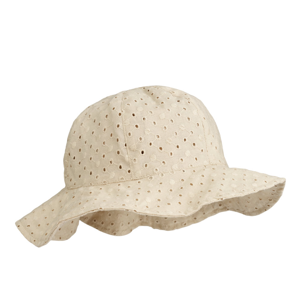Liewood Amelia Anglaise Sun Hat Sandy LW17684