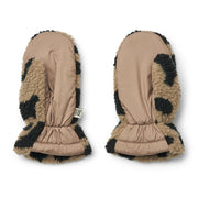 Liewood Grethe Pile Gloves Mega Leo / Oat Mix LW17841