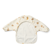 Liewood Merle Printed Cape Bib Elephant / Creme De La Creme