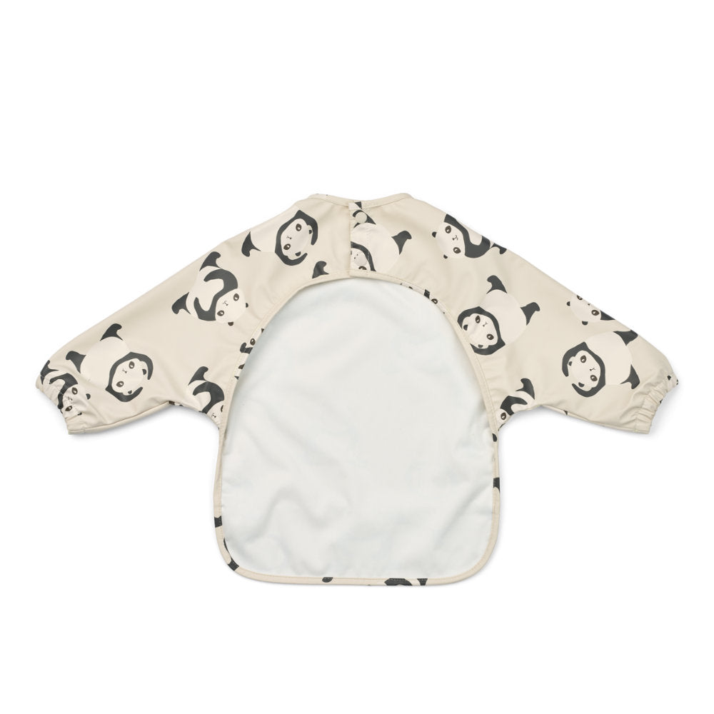 Liewood Merle Printed Cape Bib Panda / Sandy LW18136