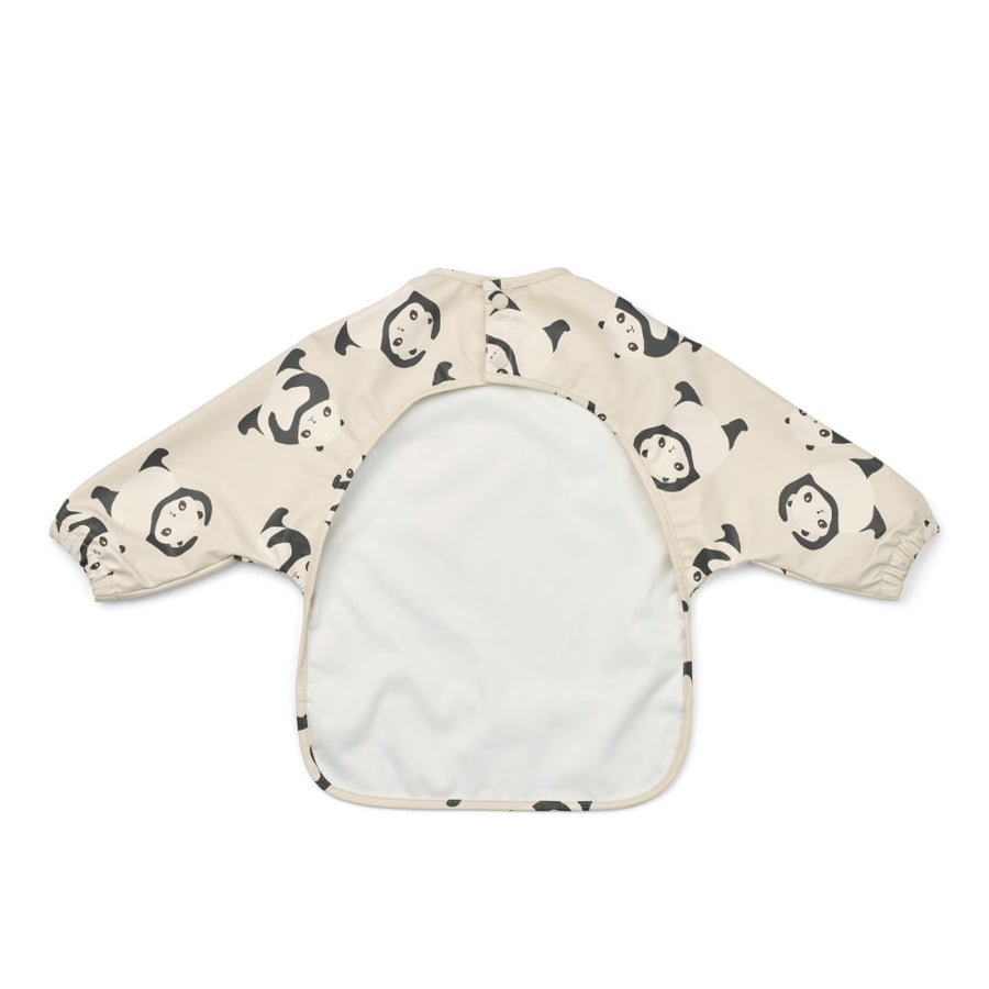 Liewood Merle Printed Cape Bib Panda / Sandy LW18136