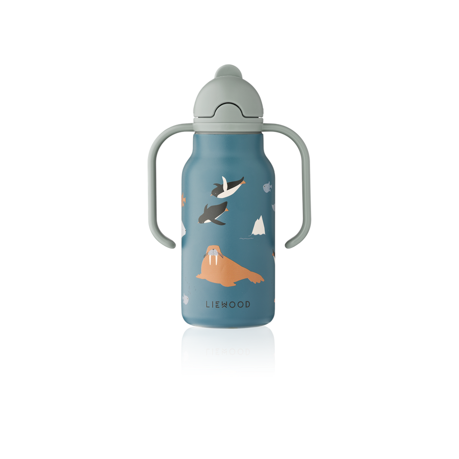 Liewood Kimmie Water Bottle 250 Ml Arctic Sea /  Ocean View