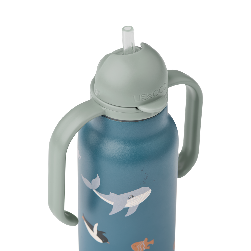 Liewood Kimmie Water Bottle 250 Ml Arctic Sea /  Ocean View