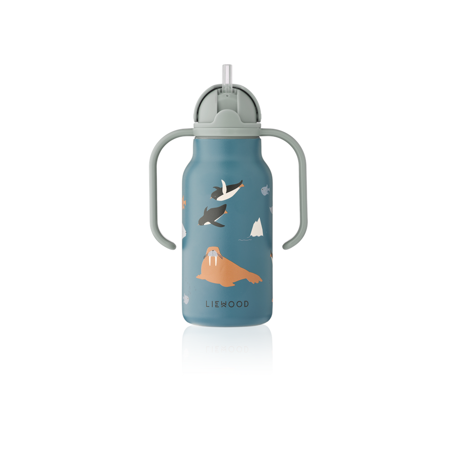 Liewood Kimmie Water Bottle 250 Ml Arctic Sea /  Ocean View