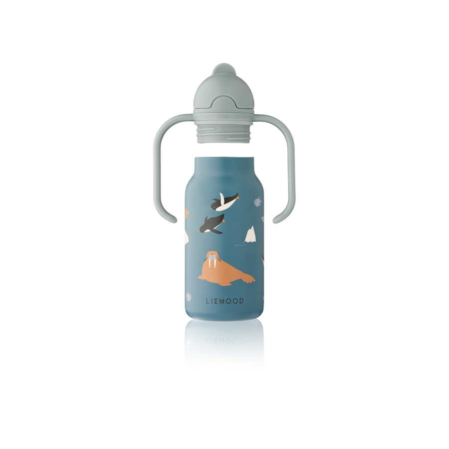 Liewood Kimmie Water Bottle 250 Ml Arctic Sea /  Ocean View