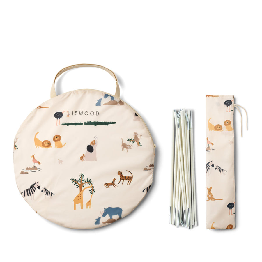 Liewood Oaks Pop Up Playtent All Together / Sandy  LW19725