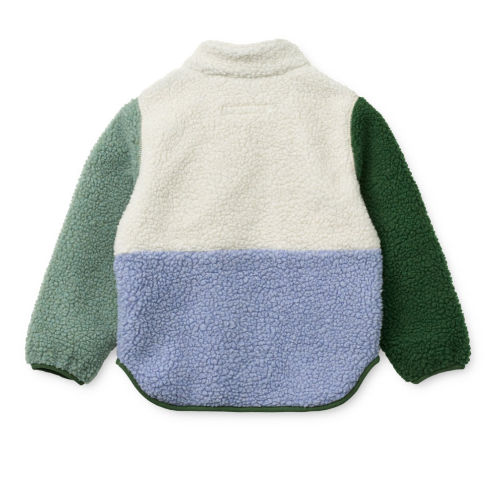 Liewood Nolan Pile Jacket Dusty Lavender Multi Mix LW19877