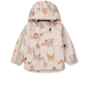 Liewood Manu Rainwear Set Cats And Dogs / Sandy