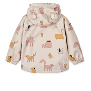 Liewood Manu Rainwear Set Cats And Dogs / Sandy