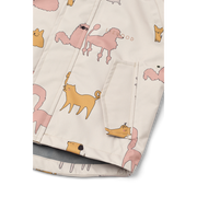 Liewood Manu Rainwear Set Cats And Dogs / Sandy