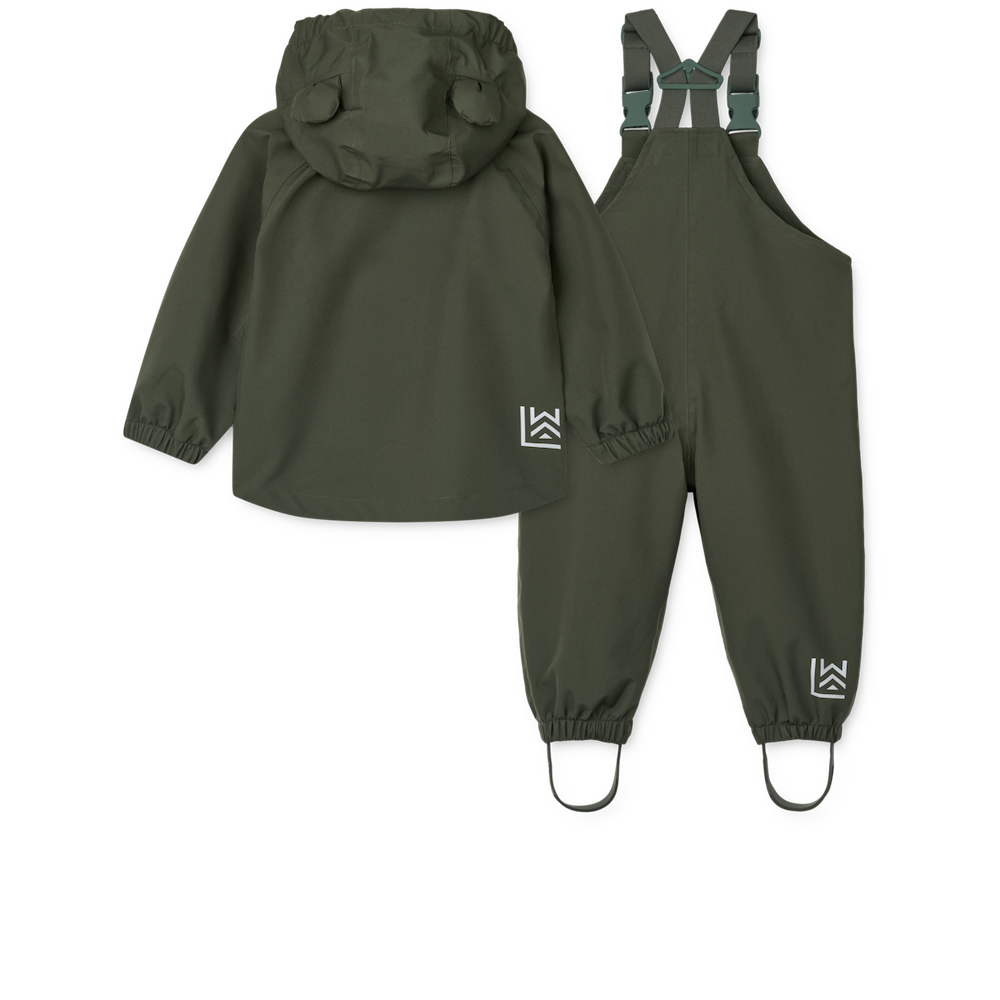 Liewood Manu Rainwear Set Hunter Green