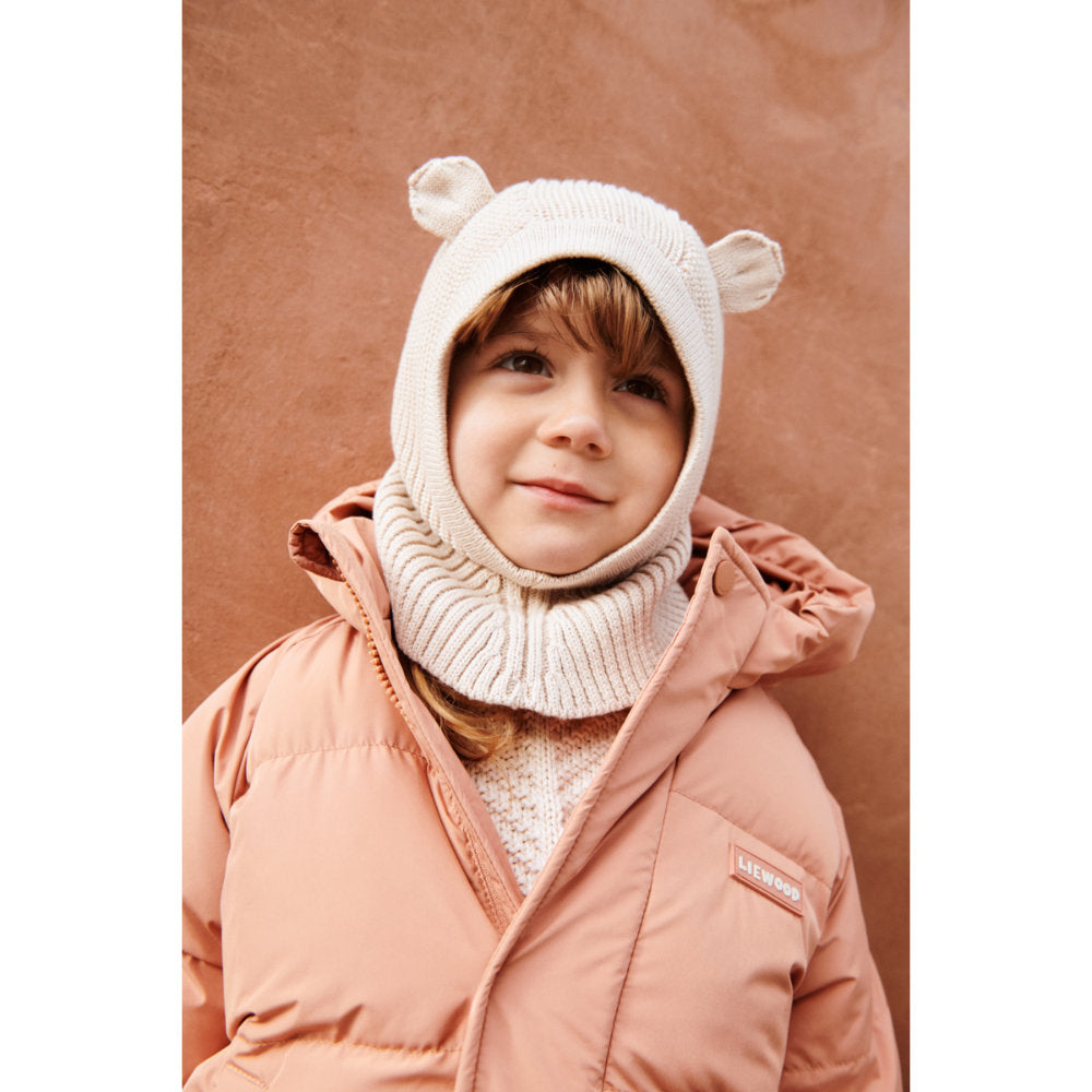 Liewood Hanibal Bear Balaclava  Sandy LW20101