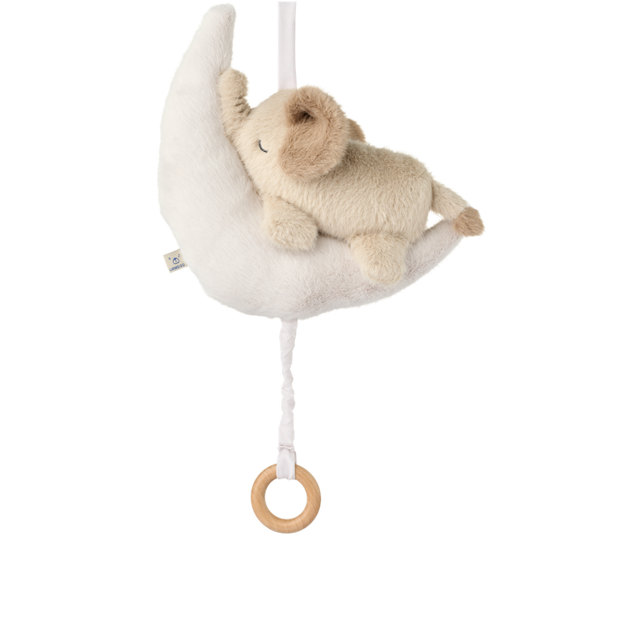 Liewood Mandy Baby Elephant Music Mobile  Mist / Sandy