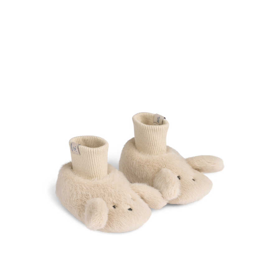 Liewood Beth Rabbit Plush Slippers Mist