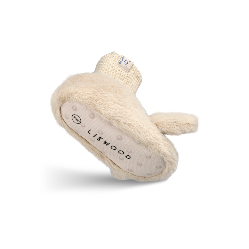 Liewood Beth Rabbit Plush Slippers Mist