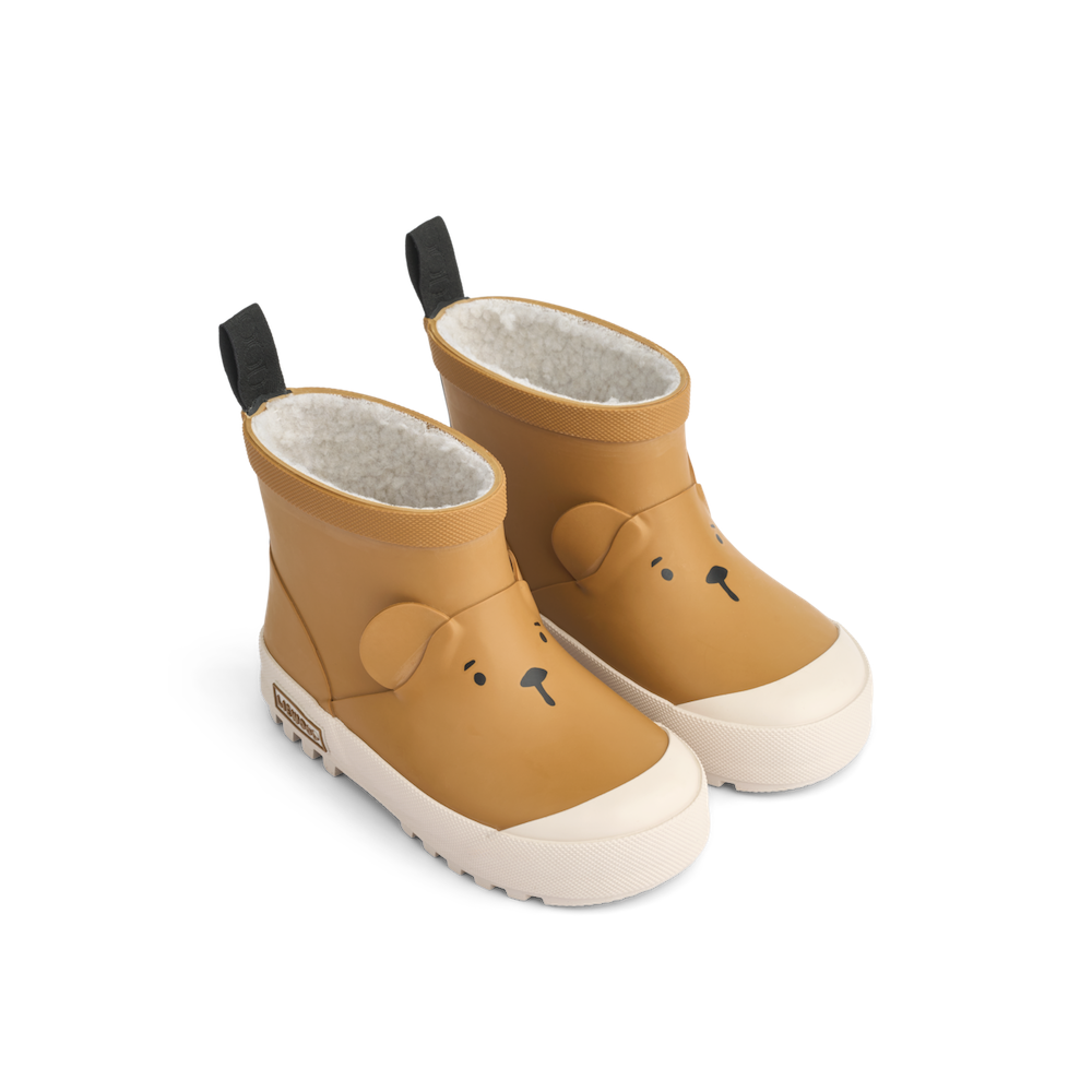 Liewood Jesse Bear Thermo Rainboot Golden Caramel