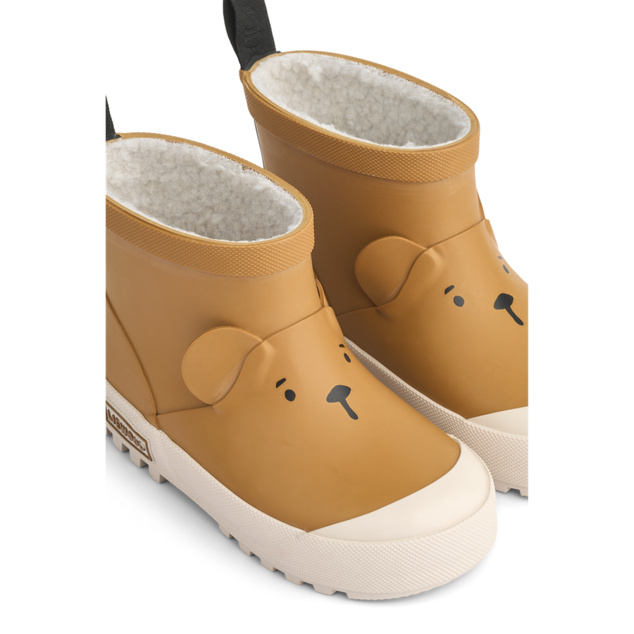 Liewood Jesse Bear Thermo Rainboot Golden Caramel