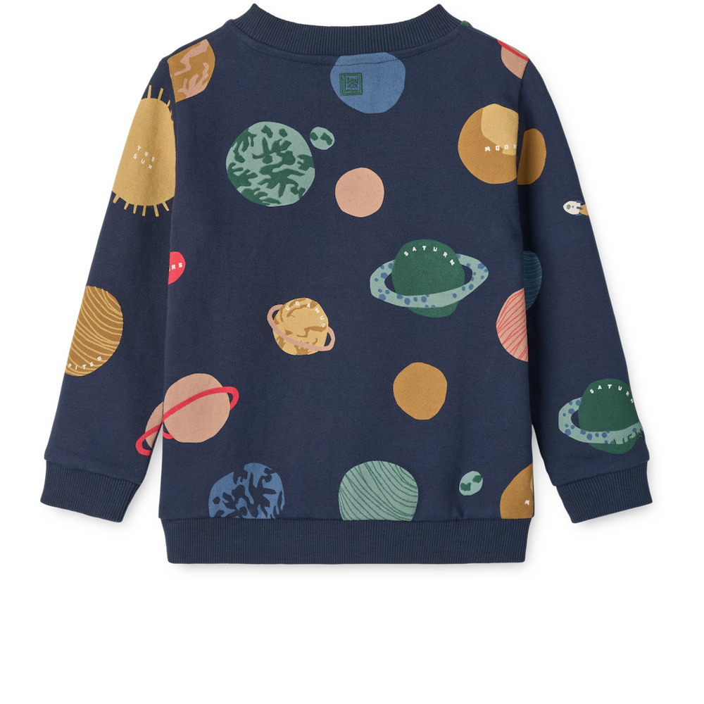 Liewood Thora Printed Sweatshirt Universe / Classic Navy