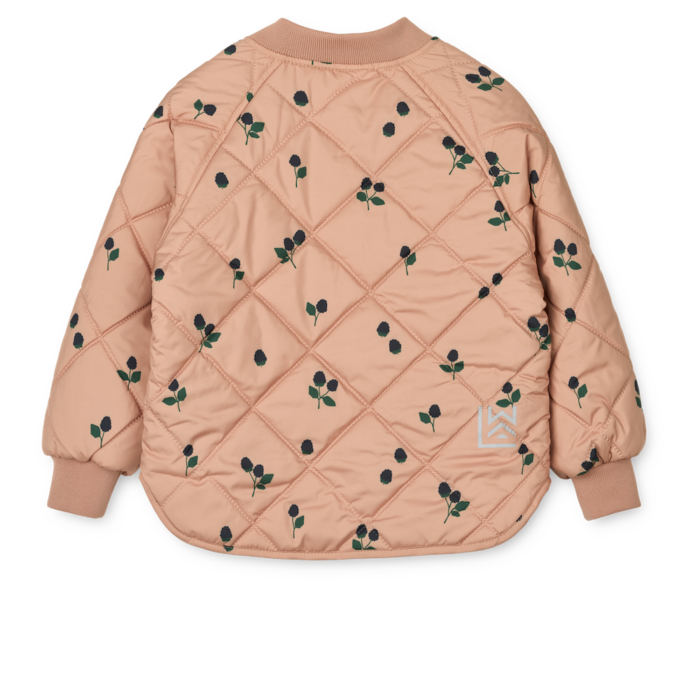 Liewood Zella Thermo Jacket Berry / Pale Tuscany / Embroidery